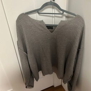 Urban Outfitters Jax Inside Out Notch Neck Top